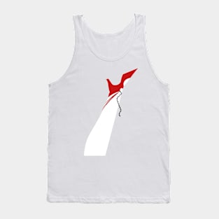 The Red Lady - Leg Tank Top